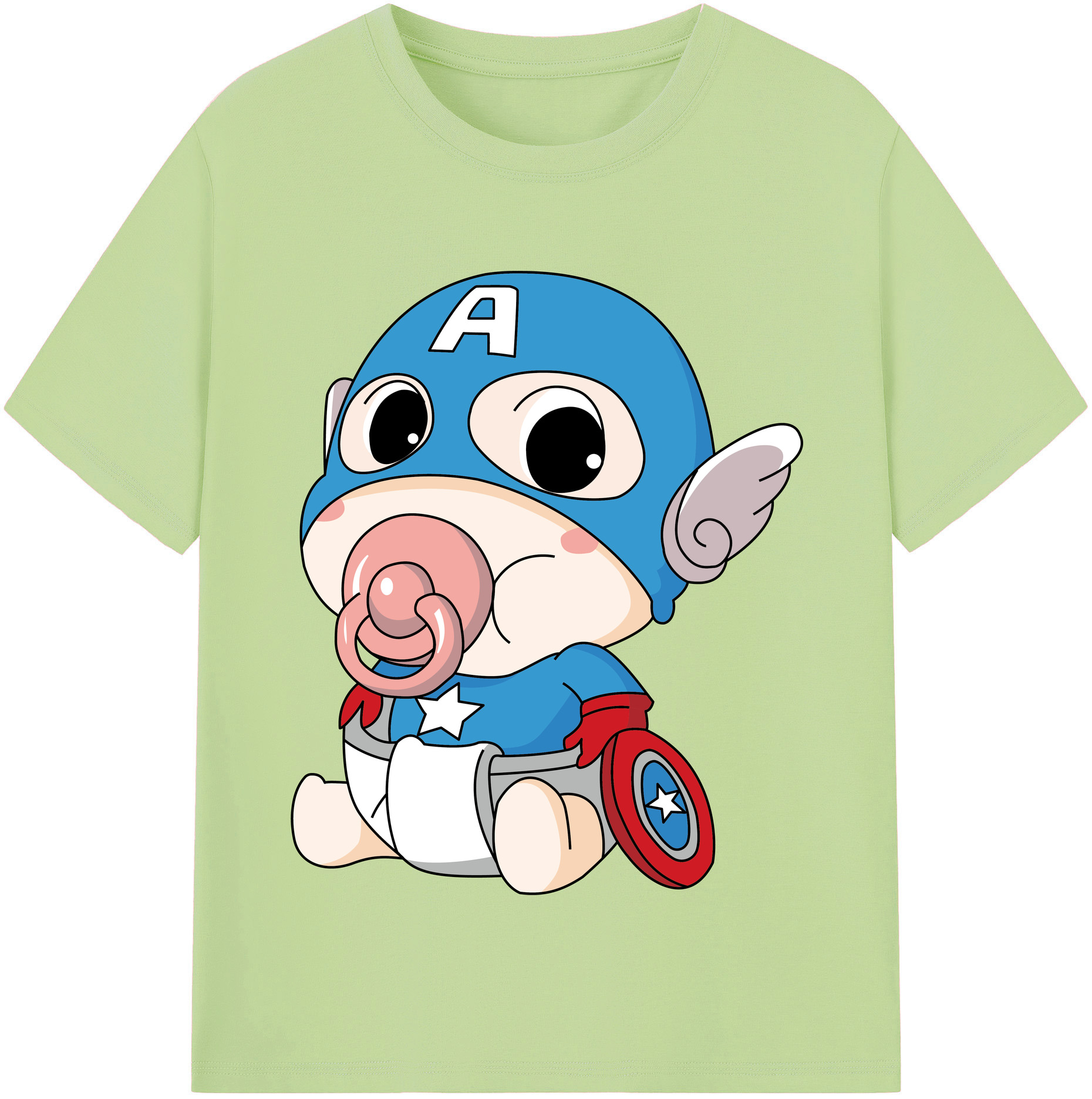 （画像用） アベンジャーズ The Avengers 綿100％半袖Tシャツ（フロントプリント）
